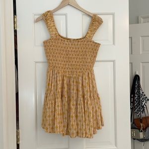 Revolve/Free People Orange Floral Dress